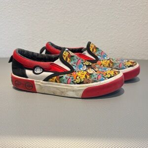 Colorful Character Kids Slip-On Sneakers